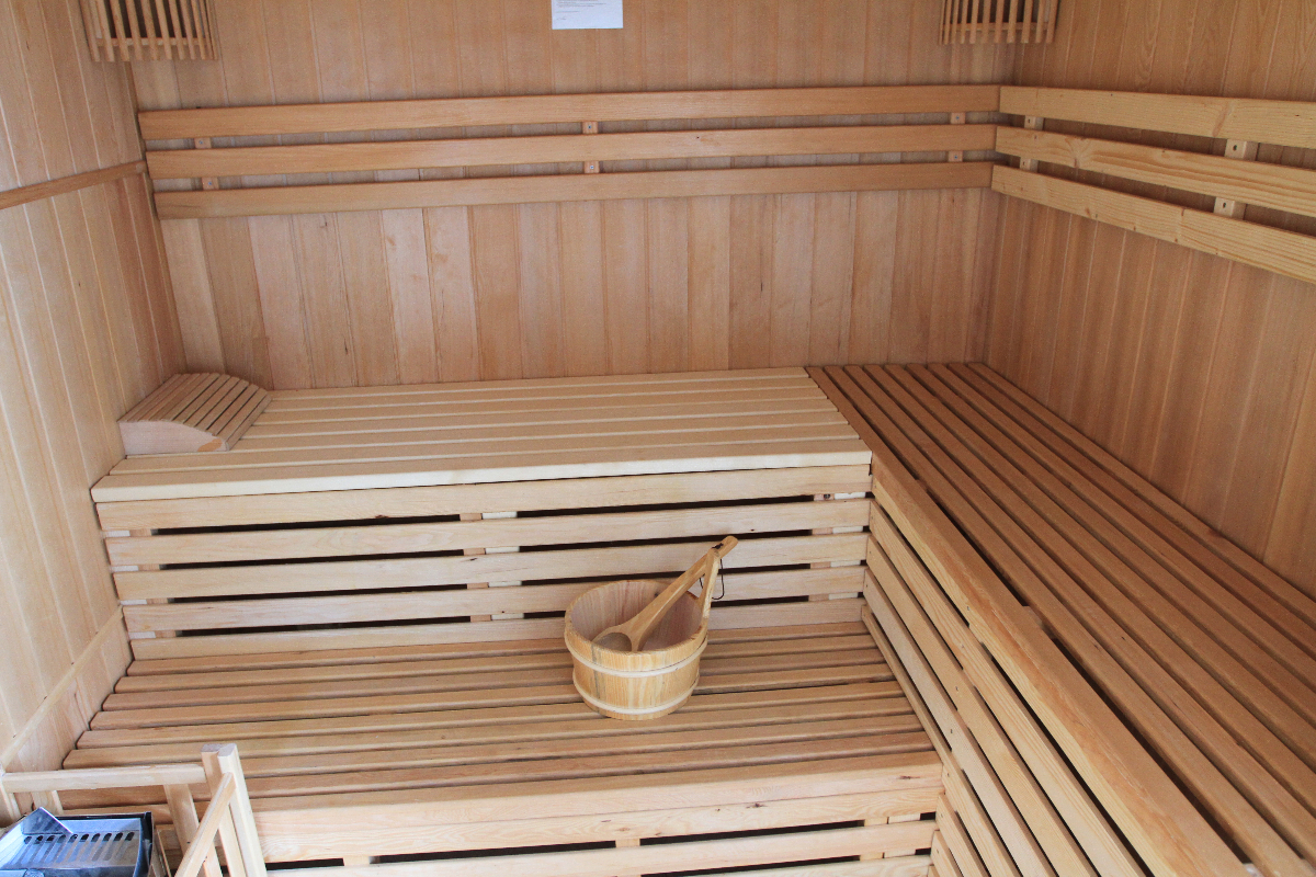 Sauna in Nordsee Ferienhaus